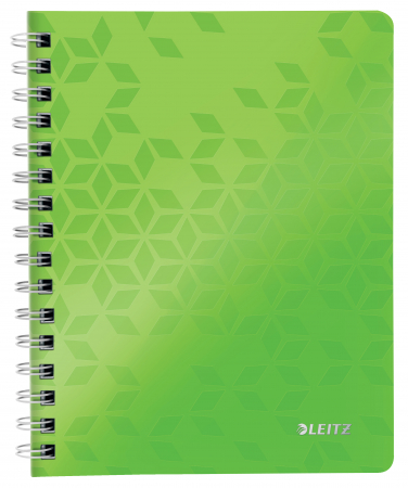 CAIETE & BLOCK NOTES-URI - Caiet cu spira A4 80 file aritmetica coperta pvc verde Wow Leitz