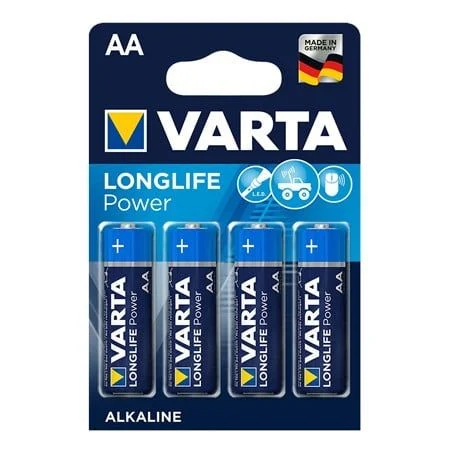 ELECTRICE - Baterii R6 AA alcalina 1.5V Varta 4buc/set