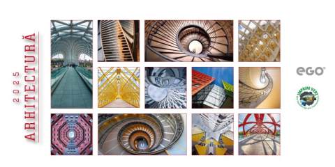 PRODUCTIE PUBLICITARA/AGENDE & CALENDARE/PERSONALIZARI - Calendar de birou ,,Arhitectura"
