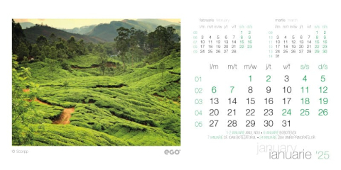 Calendar de birou ,,Gradini" [1]