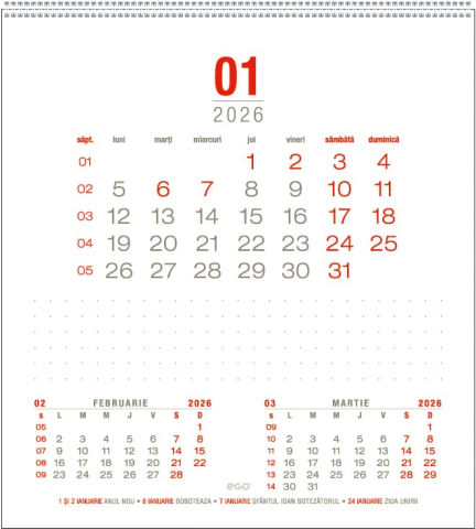 Calendar de birou ,,Prisma" [2]