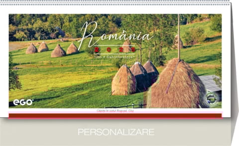 PRODUCTIE PUBLICITARA/AGENDE & CALENDARE/PERSONALIZARI - Calendar de birou ,,Romania"