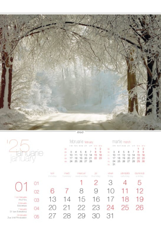 Calendar de perete ,,Alei" [1]