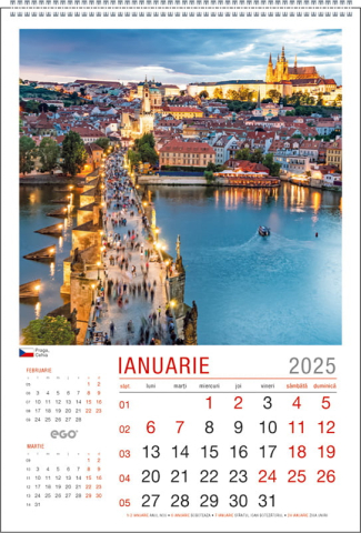 Calendar de perete ,,Orase pe firul apei" [1]