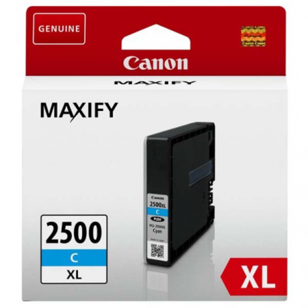 CARTUSE ORIGINALE (OEM) - Cartus Canon PGI-2500XL Maxify 2500pag Cyan