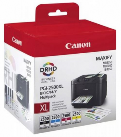 CARTUSE ORIGINALE (OEM) - Cartus Canon PGI-2500XL Maxify Pack - CYMBK