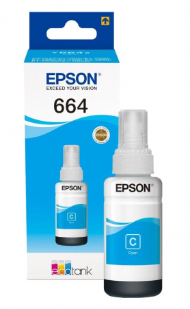 CARTUSE ORIGINALE (OEM) - Cartus Epson Nr.664 Original 70ml Cyan