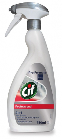 SOLUTII PENTRU BAIE & ODORIZANTE WC - Cif Washroom 2in1 750ml cu pulverizator pentru baie