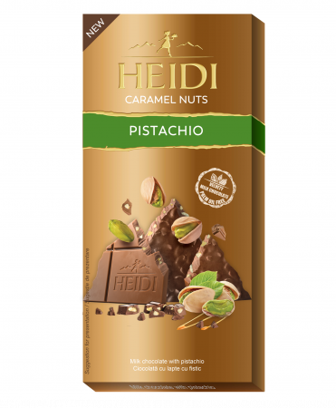 CIOCOLATA & BOMBOANE DE CIOCOLATA - Ciocolata Heidi Nuts Pistahio 80g