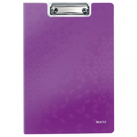 CLIPBOARD-URI - Clipboard dublu A4 pvc si clema metalica mov Wow Leitz