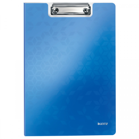 CLIPBOARD-URI - Clipboard dublu A4 pvc si clema metalica albastru Wow Leitz