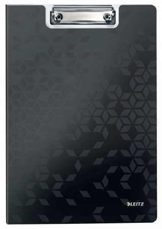 CLIPBOARD-URI - Clipboard dublu A4 pvc si clema metalica negru Wow Leitz