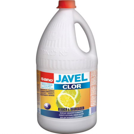 SOLUTII PENTRU BAIE & ODORIZANTE WC - Clor cu parfum de lamaie 4l Sano Javel