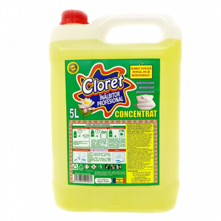 SOLUTII PENTRU BAIE & ODORIZANTE WC - Clor profesional 5l Cloret