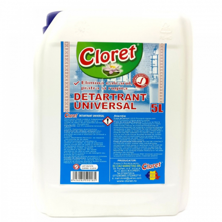 SOLUTII PENTRU BAIE & ODORIZANTE WC - Detartrant universal 5l Cloret