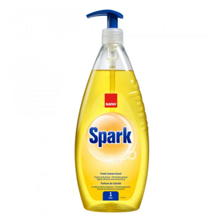 SOLUTII BUCATARIE - Detergent de vase 1l Sano Spark Lemon
