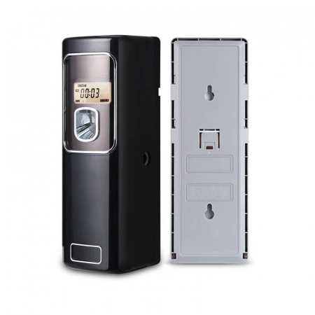 Dispencer parfum de camera cu aerosoli, programabil cu LCD, negru [1]
