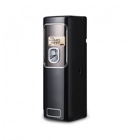ODORIZANTE PENTRU CAMERA - Dispencer parfum de camera cu aerosoli, programabil cu LCD, negru