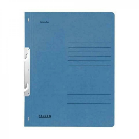 DOSARE DIN PLASTIC & CARTON - Dosar de carton pentru incopciat A4 230g/mp albastru 1/1 Falken