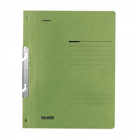 DOSARE DIN PLASTIC & CARTON - Dosar de carton pentru incopciat A4 230g/mp verde 1/1 Falken