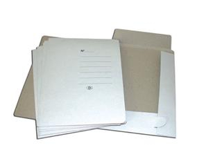 DOSARE DIN PLASTIC & CARTON - Dosar de carton plic  A4 230g/mp alb standard