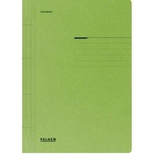 DOSARE DIN PLASTIC & CARTON - Dosar de carton simplu A4 250g/mp verde Falken