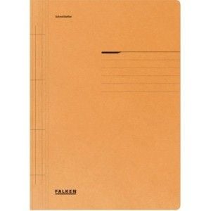 DOSARE DIN PLASTIC & CARTON - Dosar de carton simplu A4 250g/mp portocaliu Falken