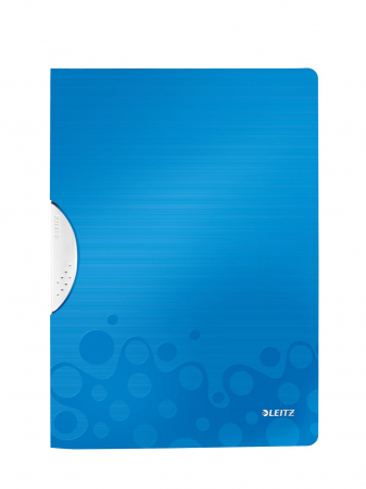 MAPE DE BIROU - Dosar plastic cu clip albastru Active Wow Leitz