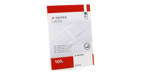 ETICHETE AUTOADEZIVE - Etichete autoadezive albe cu colturi drepte 65/A4, 100coli/top A-series
