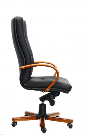 Fotoliu executiv 9300 - Piele neagra [1]