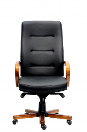 SCAUNE EXECUTIV DIRECTORIALE - Fotoliu executiv 9300 - Piele neagra
