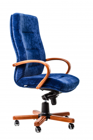 SCAUNE EXECUTIV DIRECTORIALE - Fotoliu executiv 9300 - Stofa albastru