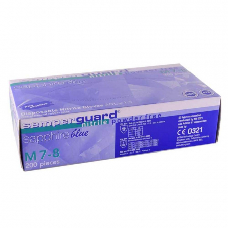 MANUSI NITRIL NEPUDRATE - Manusi nitril nepudrate 200buc/cut Semperit M