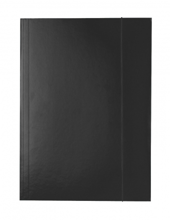 MAPE DE BIROU - Mapa A4 de carton cu elastic negru Economy Esselte