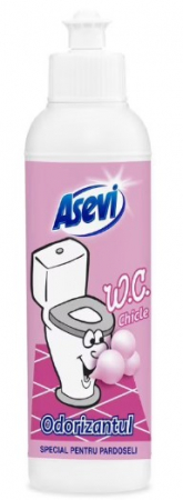 SOLUTII PENTRU BAIE & ODORIZANTE WC - Odorizant toaleta 200ml Asevi Pons - Bubble Gum roz