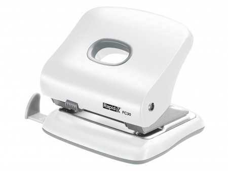 PERFORATOARE - Perforator 2 perforatii 30coli FC-30 alba Rapid