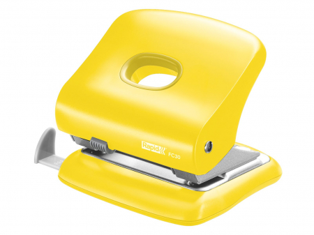 PERFORATOARE - Perforator 2 perforatii 30coli FC-30 galben Rapid