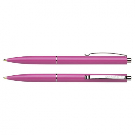 BIROTICA & PAPETARIE - Pix cu mecanism Schneider K15 0.7mm mina rosie - corp roz