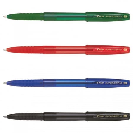 PIXURI FARA MECANISM - Pix fara mecanism Pilot Super Grip 0.1mm rosu