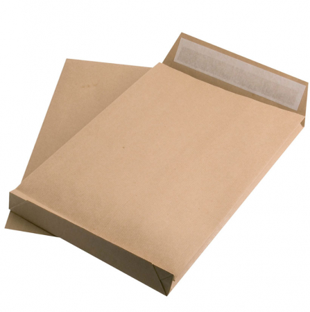 PLICURI PENTRU CORESPONDENTA, DOCUMENTE & SPECIALE - Plic C4 cu burduf de 30mm 120g 229x324mm siliconic kraft