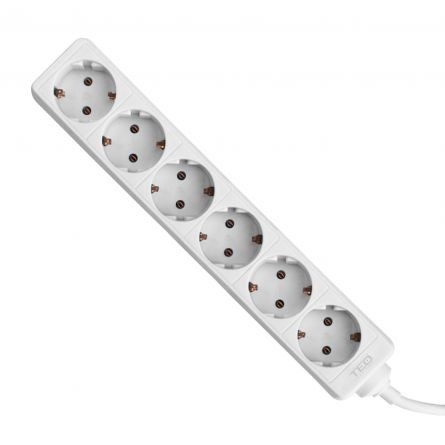ELECTRICE - Prelungitor 5prize, 3 x 1.5mm, 5m, alb, TED