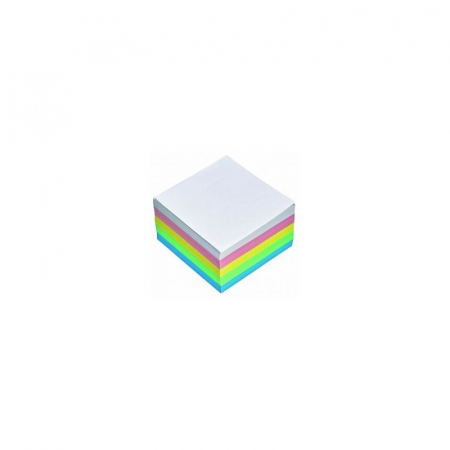 CUBURI DIN HARTIE & CUBURI NOTES - Rezerva cub hartie 75x75mm 4 culori 400file A series