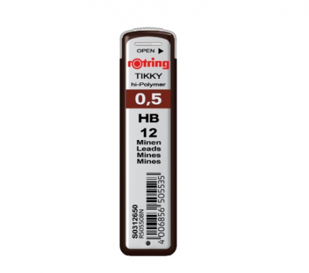 CREIOANE MECANICE & REZERVE - Rezerva mina creion mecanic 0,5mm Rotring
