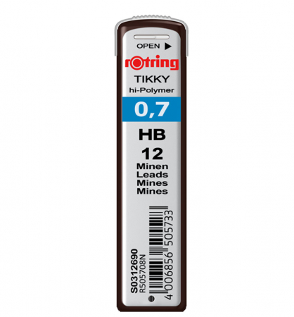 CREIOANE MECANICE & REZERVE - Rezerva mina creion mecanic 0,7mm Rotring