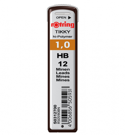CREIOANE MECANICE & REZERVE - Rezerva mina creion mecanic 1mm Rotring