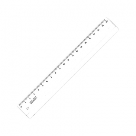 RIGLE - Rigla 20cm plastic transparent Centrum