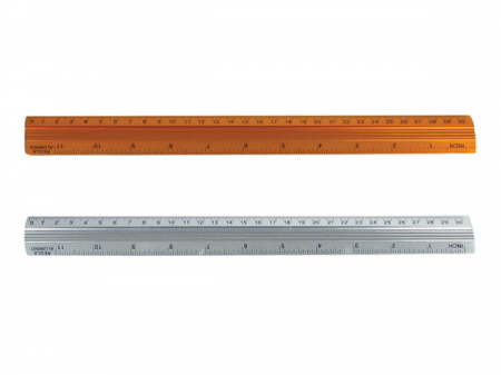 RIGLE - Rigla 30cm aspect metalic Centrum