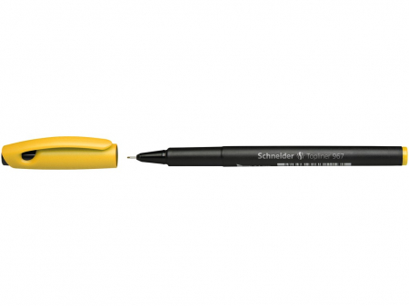 STILOURI - ROLLERE - PIXURI CU GEL & SET-URI - Roller Schneider Topliner 967 - 0.4mm galben
