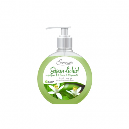 SAPUNURI & DEZINFECTANTI - Sapun lichid cu pompita 500ml bergamota Senzate