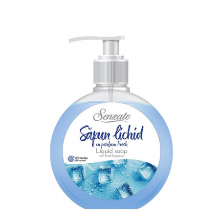SAPUNURI & DEZINFECTANTI - Sapun lichid cu pompita 500ml Fresh Senzate